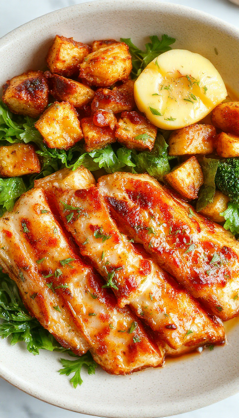 A colorful plate displaying a balanced calorie deficit meal with grilled chicken, fresh vegetables, and a side of quinoa, perfect for weight loss.