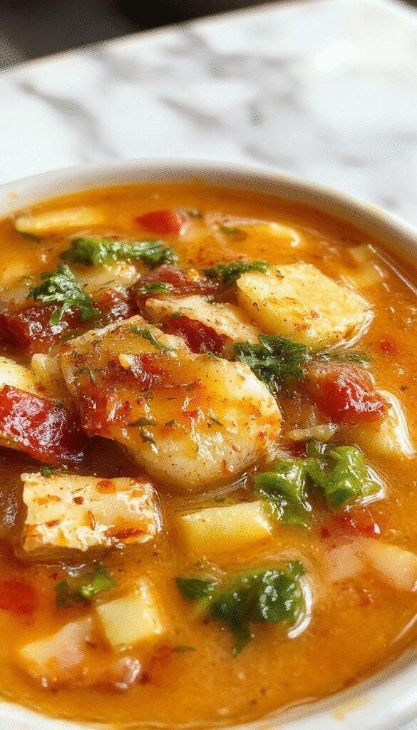 A vibrant bowl of vegetable soup featuring bright orange carrots, green zucchini, red tomatoes, and leafy spinach on a rustic wooden table, garnished with fresh herbs, steaming hot and colorful, with a silver spoon beside it