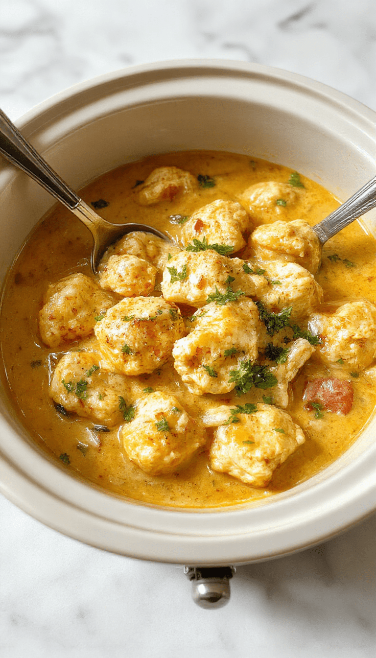 A bowl of creamy chicken tikka masala featuring tender chunks of chicken coated in a rich, orange-colored coconut curry sauce. The dish is garnished with fresh cilantro and served with a side of fluffy rice on a rustic wooden table, with vibrant spices and coconut flakes visible on the surface, styled for an enticing presentation.