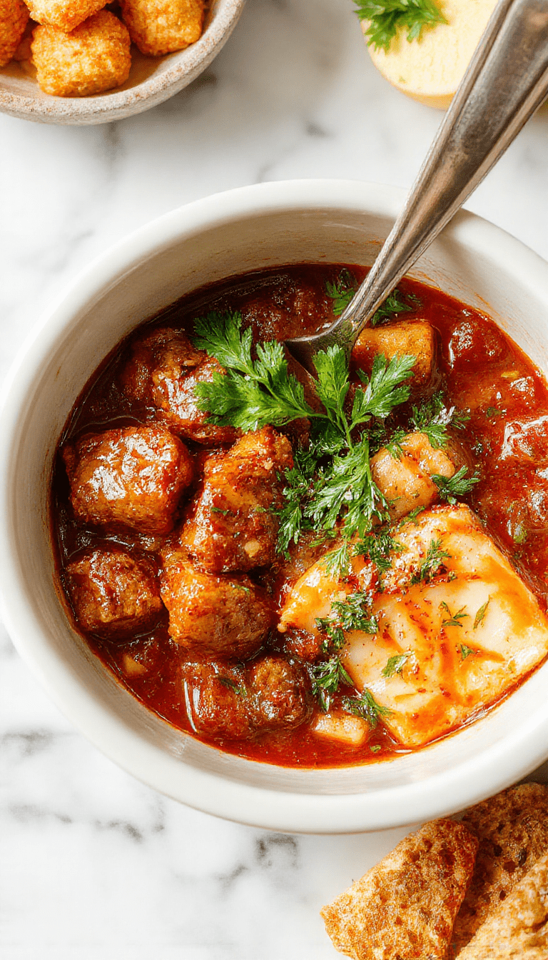 A colorful bowl featuring a steaming, vibrant anti-inflammatory dish with fresh vegetables, herbs, and lean proteins, plated on a rustic wooden table with natural light highlighting textures and colors.