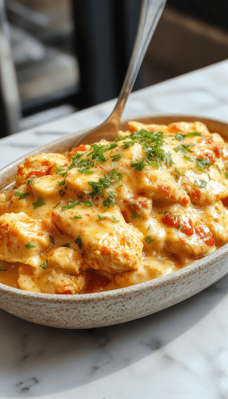 A vibrant plate of homemade butter chicken featuring tender chicken pieces smothered in rich, creamy orange-colored sauce, garnished with fresh cilantro, served alongside fluffy basmati rice on a rustic white plate.