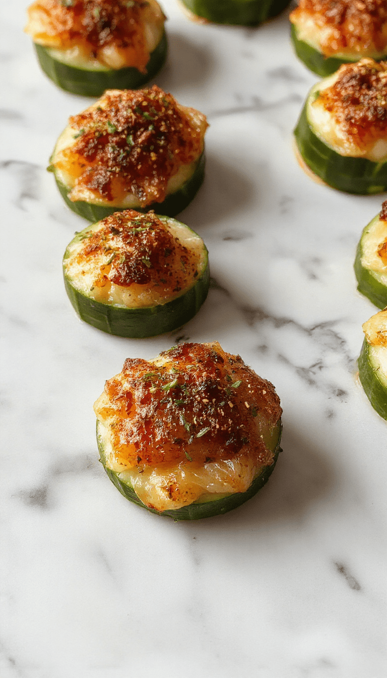 Colorful cucumber slices topped with vibrant smoked salmon, fresh dill, and creamy dollops of cheese, arranged neatly on a white plate with a rustic wooden background, emphasizing freshness and sophistication.